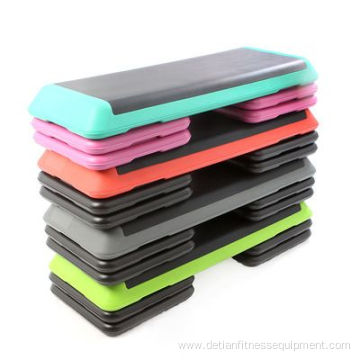 Plastic stackable wide platform 3 inch aerobic step